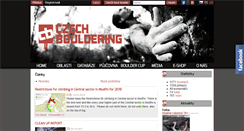 Desktop Screenshot of czechbouldering.com